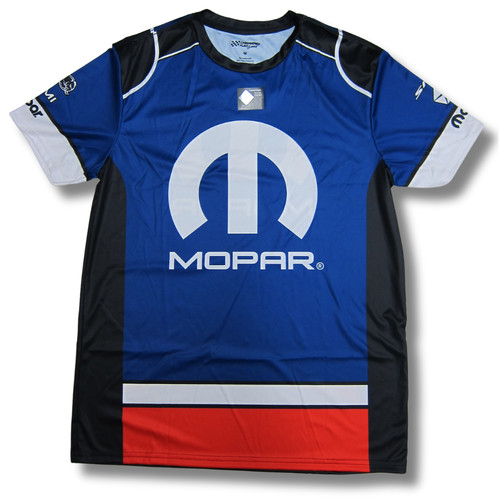 Mopar logo blue racing jersey - logo,